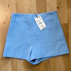 Light Blue Women's Shorts Zara